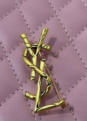Брошь винтаж style by YSL цвет бронза