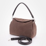 Сумка Саломея 503 эко-замша шоколад