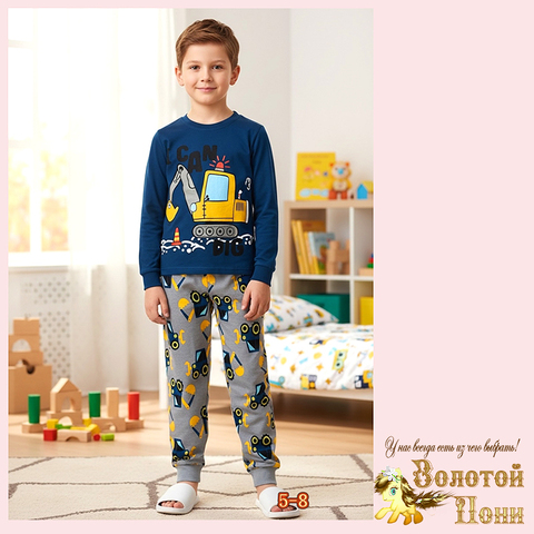 Пижама хлопок м (5-8) 251204-W2026