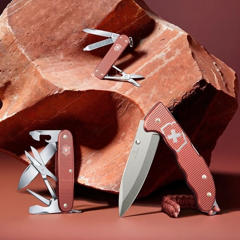 Нож Victorinox Evoke Alox LE 2025, Stone Red (0.9415.L25)