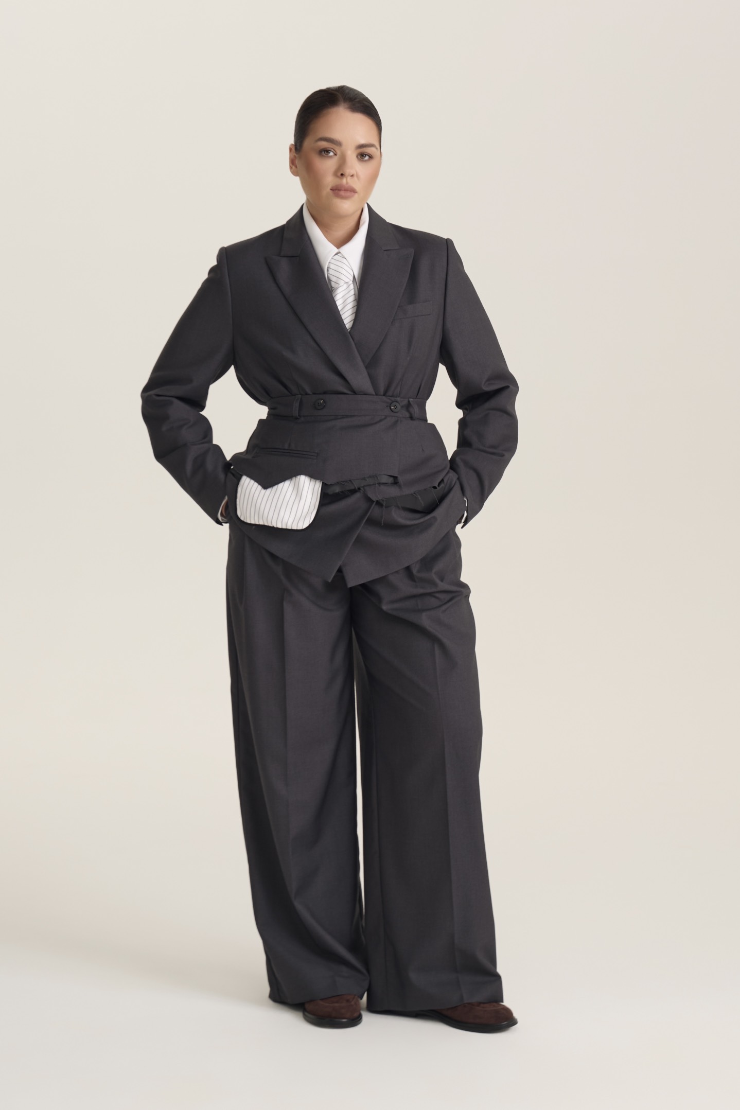 Пояс-баска, серый