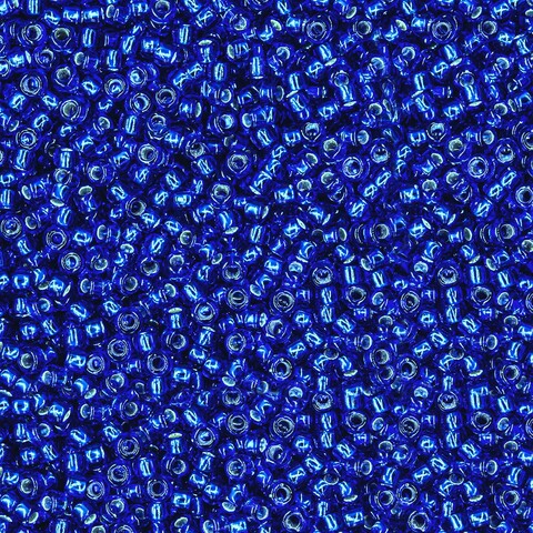 Японский бисер TOHO Round 15/0 (№28), с внутренним серебрением, прозрачный