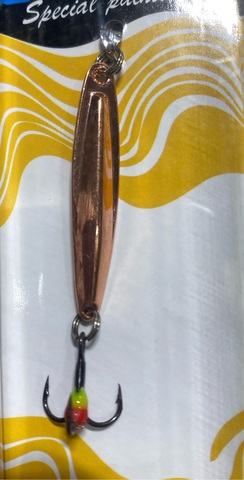 17 Блесна зимняя KDF Minkur 130-8020 3 гр 40 мм цв copper