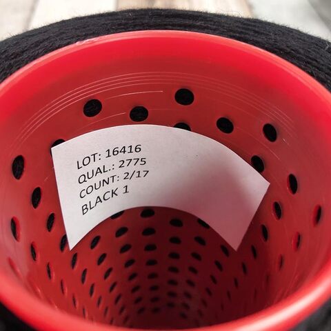 Шерсть ягненка 2/17 черный