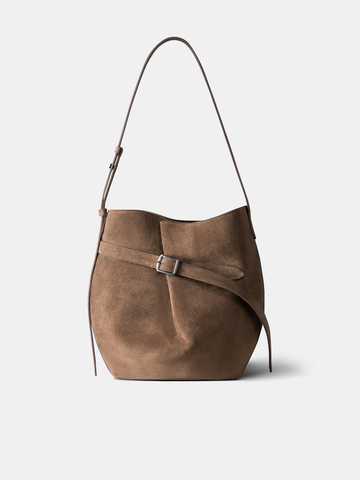 Сумка баскет RENATA SUEDE