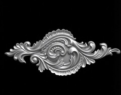 Силиконовый молд Орнамент № 035 малый