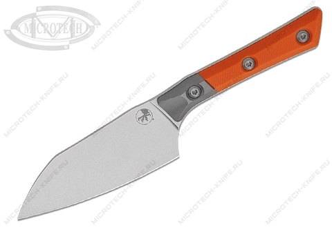 Нож Microtech Kitchen Santoku Bolster G-10 3300B-10EM 
