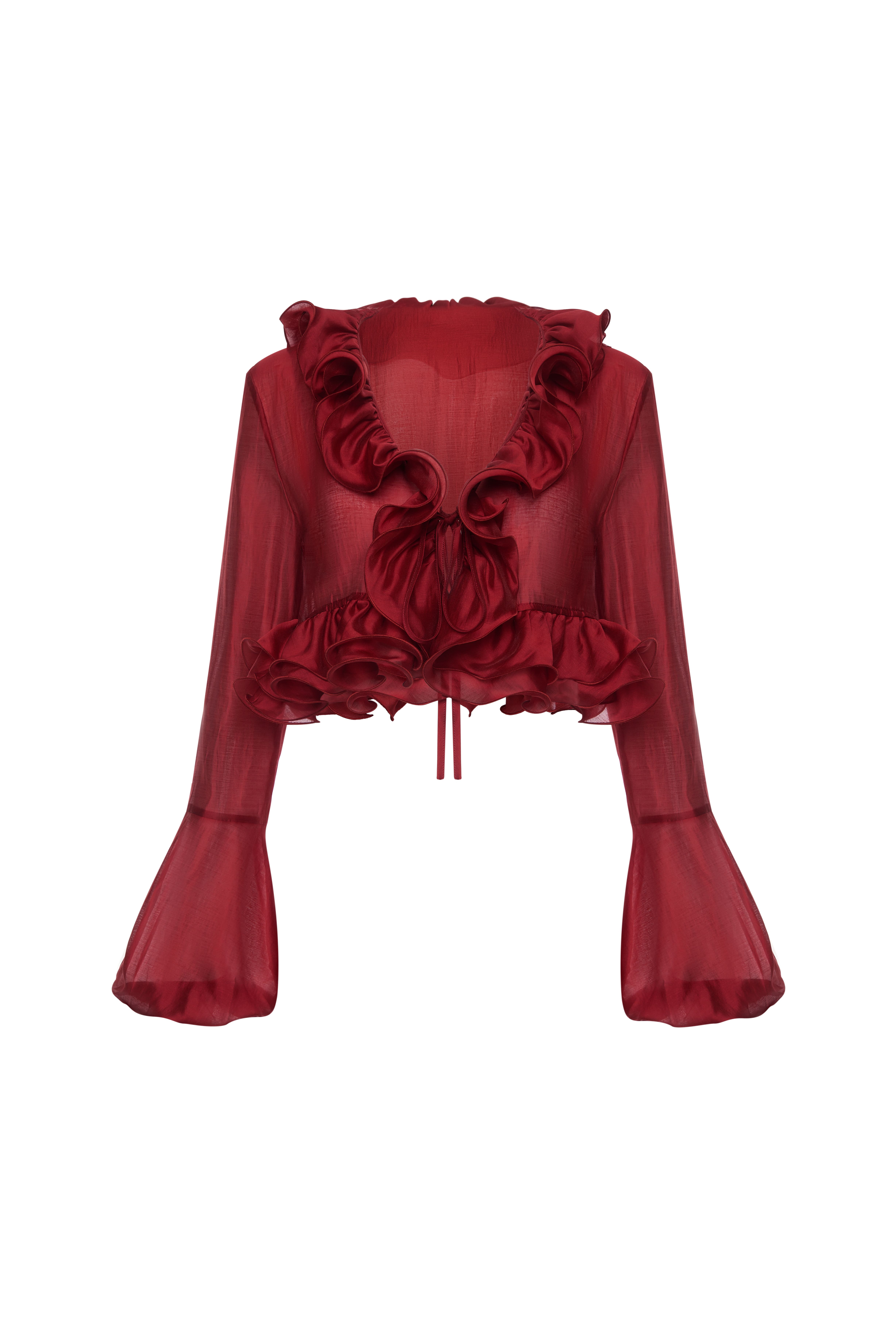 Пляжный комплект Maddy Burgundy Bordo