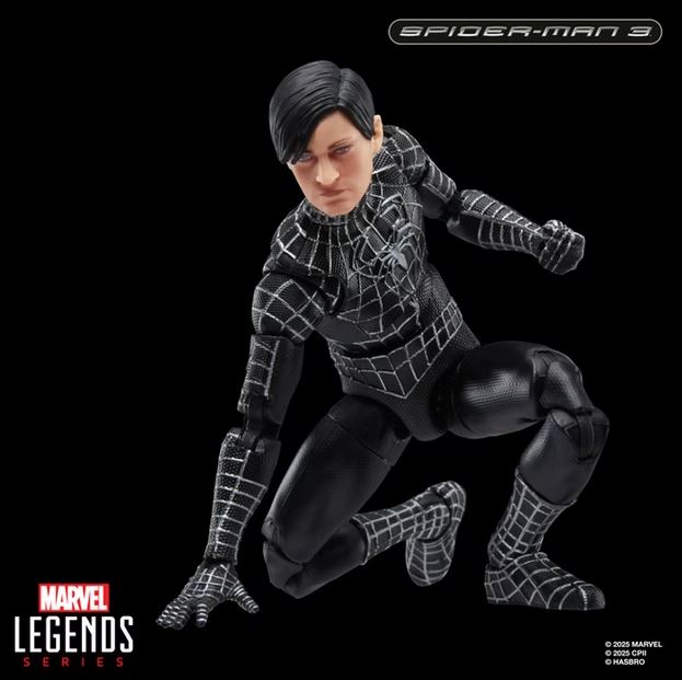 Фигурка Питер Паркер из фильма Человек паук 3 Враг в отражении Marvel Legends