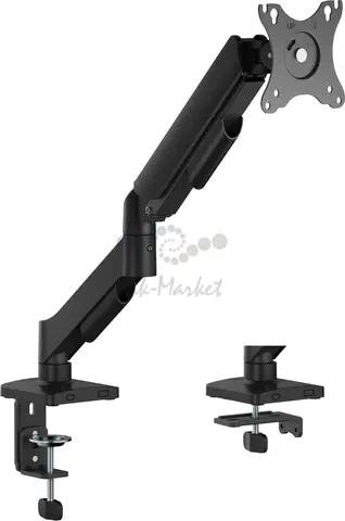 Кронштейн для мониторов Cactus CS-VM-MD-70-BK черный/белый 17"-32" макс.9кг настольный поворот и наклон