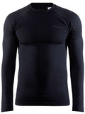 Премиальный Тёплый комплект термобелья Craft Advance Warm Fuseknit Intensity 2021 black мужской
