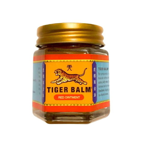 Красный Тигровый бальзам из Таиланда Tiger Balm Red Ointment, 30 мл.