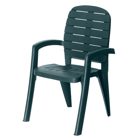 Кресло Прованс зеленый сбоку