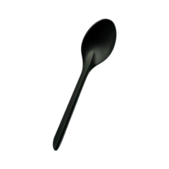 Ложечка для десертов черная 12.5 см. 1 шт.