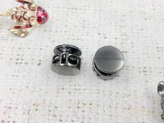 Фиксатор металл, р. 14х11мм, 5мм, тёмный никель