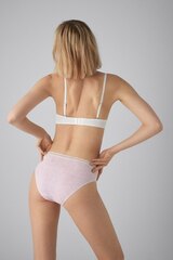 Трусы слипы 2 шт. в упаковке YSABEL MORA 19444 Midi_Светло-серый+светло-розовый