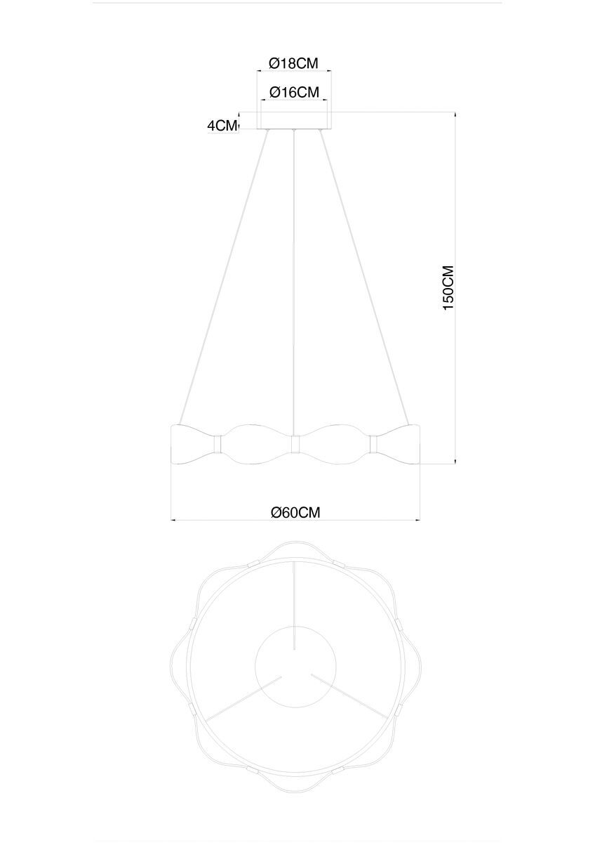 Подвесной светодиодный светильник Arte Lamp Grace A1868SP-1PB