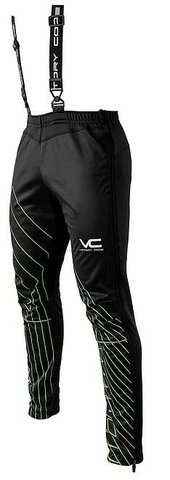 Лыжные разминочные брюки 905 Victory Code Quantum Black-Green