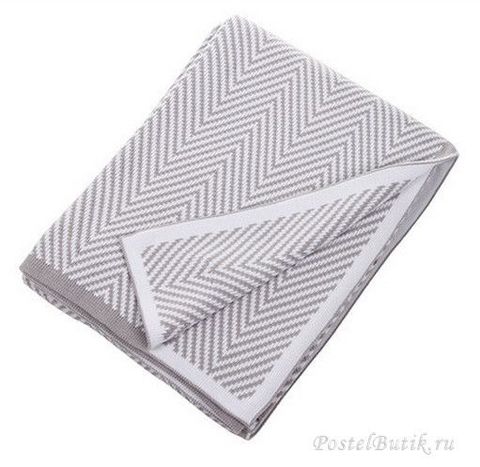 Плед вязаный 130x180 Hamam Meyzer серый