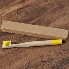 ALMASPA Зубная щетка из бамбука маленькая