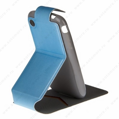 Чехол-флип Kooso Melkco для iPhone 3Gs/ 3G - Kooso Koka Flip case Blue
