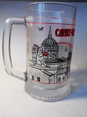 Пиво 0,5 л с видами Петербурга