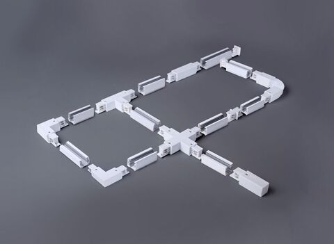 Трехфазный шинопровод Elektrostandard TRL-1-3-100-WH 1м