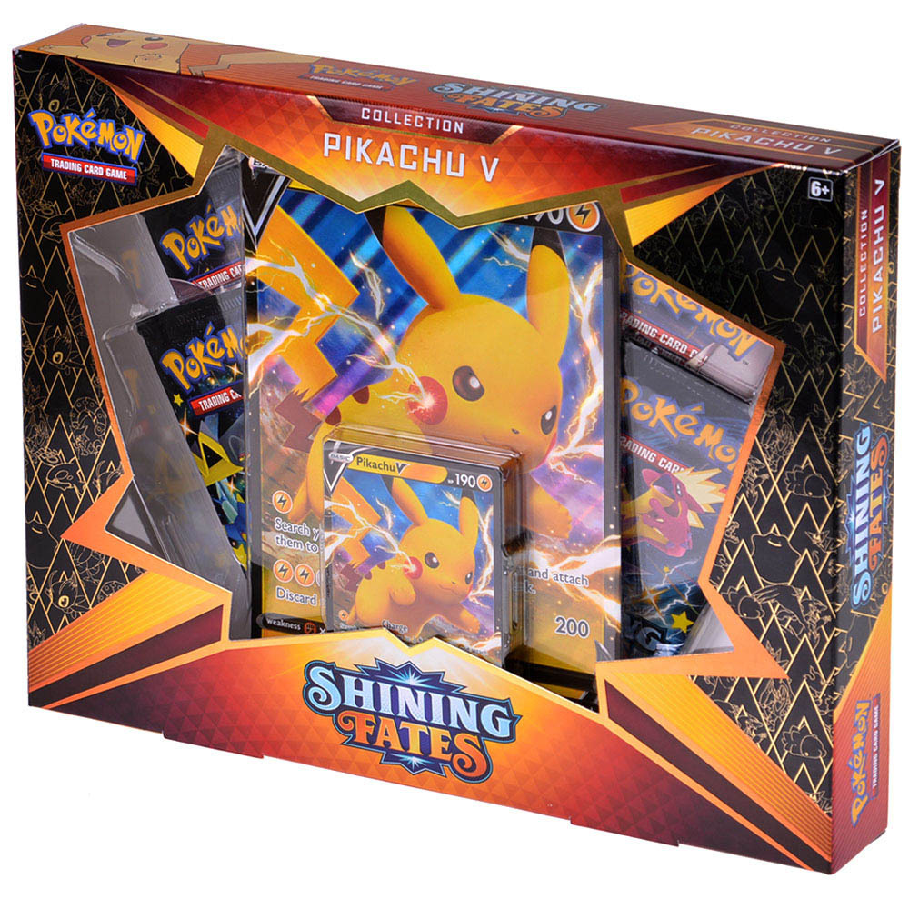 Pokemon TCG. Shining Fates Collection: Pikachu V – купить по выгодной цене  | Интернет-магазин комиксов 28oi.ru