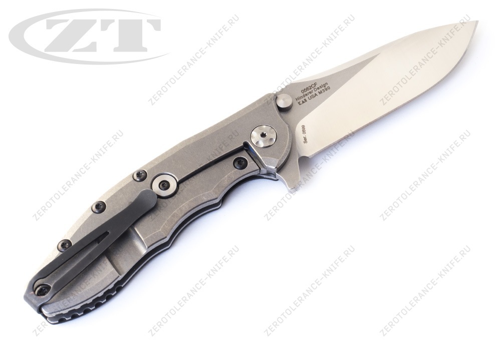 Нож Zero Tolerance 0562CF M390 Hinderer - фотография 