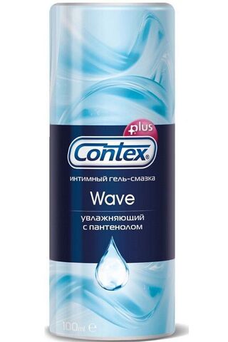 Гель-смазка на водной основе с пантенолом Contex Plus Wave - 100 мл. - Contex Contex Plus Wave 100