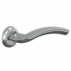 Ручка дверная Bravo A-426 SC/C МатХром/Хром