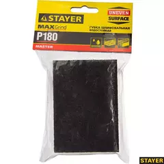 STAYER Р180, 100 х 68 х 26 мм, четырехсторонняя, шлифовальная губка(3560-3)