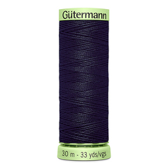 Нить Top Stitch 30/30 м для декоративной отстрочки, Gutermann, 665 сине-черный