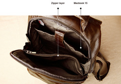 Рюкзак мужской из натуральной кожи Cobbler legend 805