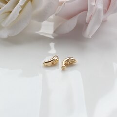 Подвеска спейсер Дельфин 9*6 мм, позолота, П572