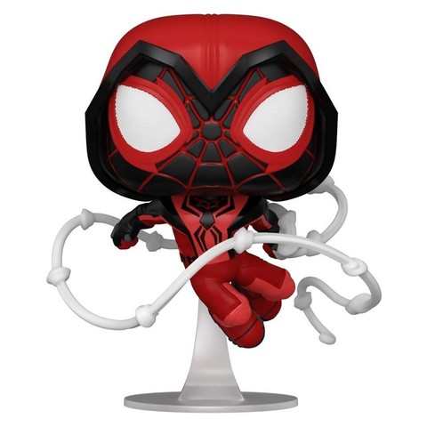 Фигурка Funko POP! Bobble Marvel Games Miles Morales Miles Crimson Cowl Suit 50155