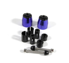 Грузики руля универсальные синие R-35