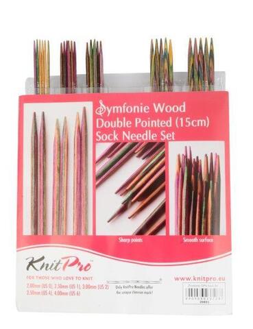 Набор чулочных спиц Symfonie 15 см (Knitpro)