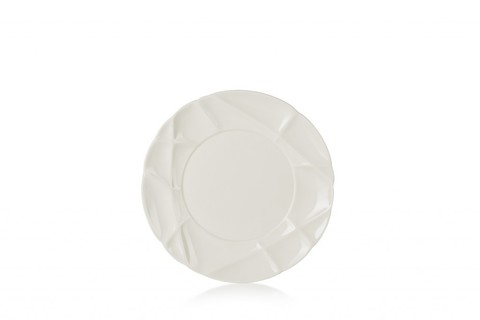 Фарфоровая десертная тарелка  21 см, белая, артикул 650730, серия Succession