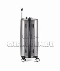 Чемодан SunVoyage черный с платиновыми полосками (S+) ножки