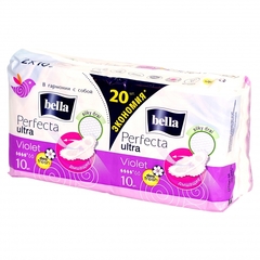 Qadın bezi \ прокладки \ pads Bella Perfecta ultra Violet 10 + 10 pcs