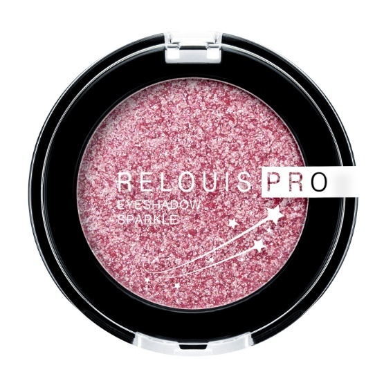 RELOUIS Тени "Pro Eyeshadow Sparkle" тон 03 Candy pink