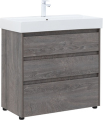 Aquanet 302476 Тумба Nova Lite 85 (SLIM SYNERGY) 3 ящ. цв. дуб рошелье (302476) фото