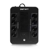 ИБП SMARTWATT UPS SAFE PRO 800 Line-interactive 800VA/480W Brick (Euro x8, LED, 275x210x95(мм), 5,8 кг, гарантия 24мес.