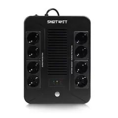 ИБП SMARTWATT UPS SAFE PRO 800 Line-interactive 800VA/480W Brick (Euro x8, LED, 275x210x95(мм), 5,8 кг, гарантия 24мес.