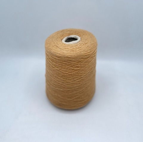 Бобинная пряжа (пр.Италия),1500м/100 гр. 80%шерсть, 20%полиамид, цвет-Абрикос,арт-31833