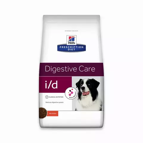 Hill's Prescription Diet i/d Digestive Care при расстройствах пищеварения, жкт, с Курицей, 12 кг