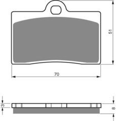 Тормозные колодки дисковые 064 S3
