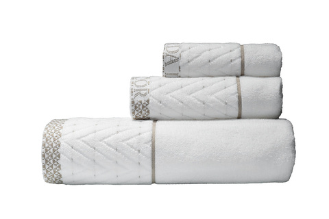 Полотенце 50x90 Garda Decor Орсетто белое