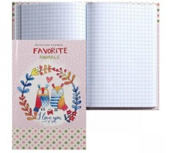 ЗАПИСНАЯ КНИЖКА. А6 64л. ВЛЮБЛЕННЫЕ ЯРКИЕ СОВЫ (64-6582) 7БЦ,глянц.ламинир, цвет,мелов.обл